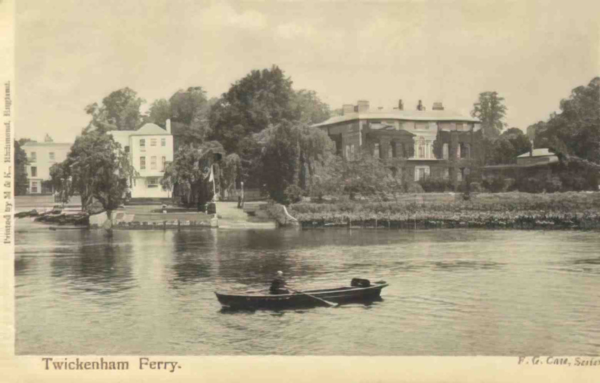 Middlesex Twickenham Ferry Vintage A4 Photo Print