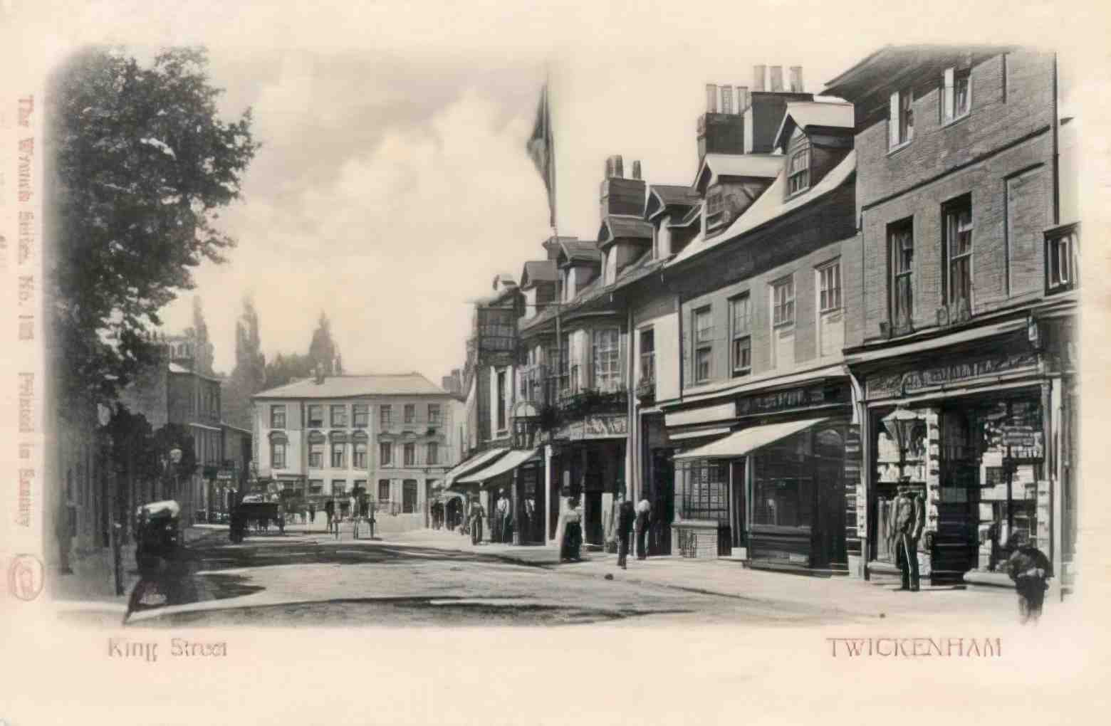 Middlesex Twickenham King Street II Vintage A4 Photo Print