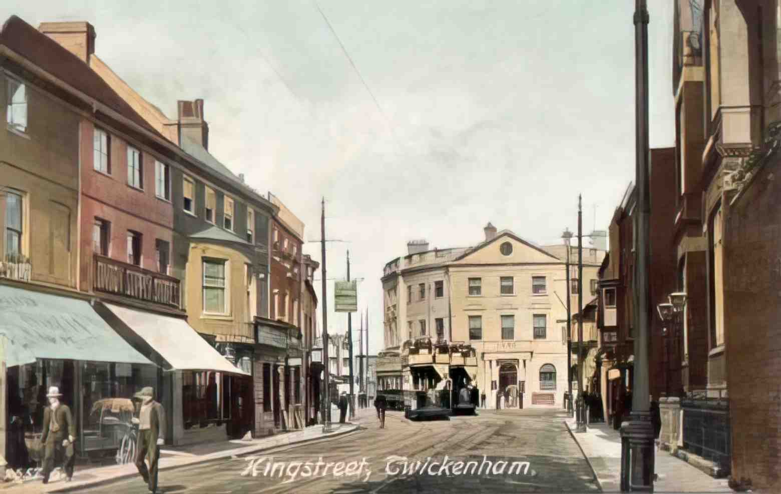 Middlesex Twickenham King Street Vintage A4 Photo Print
