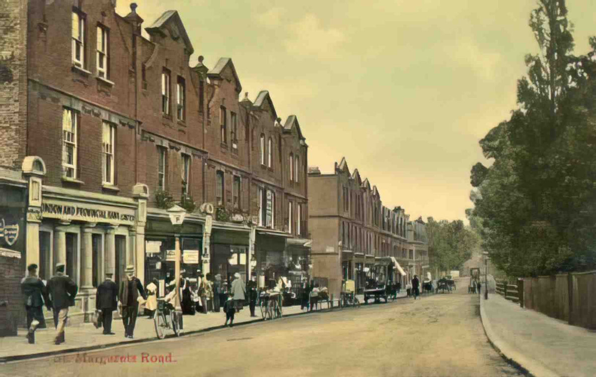 Middlesex Twickenham St Margarets Road Vintage A4 Photo Print