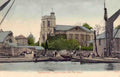 Middlesex Twickenham Twickenham Church from Eel Pie Island Vintage A4 Photo Print