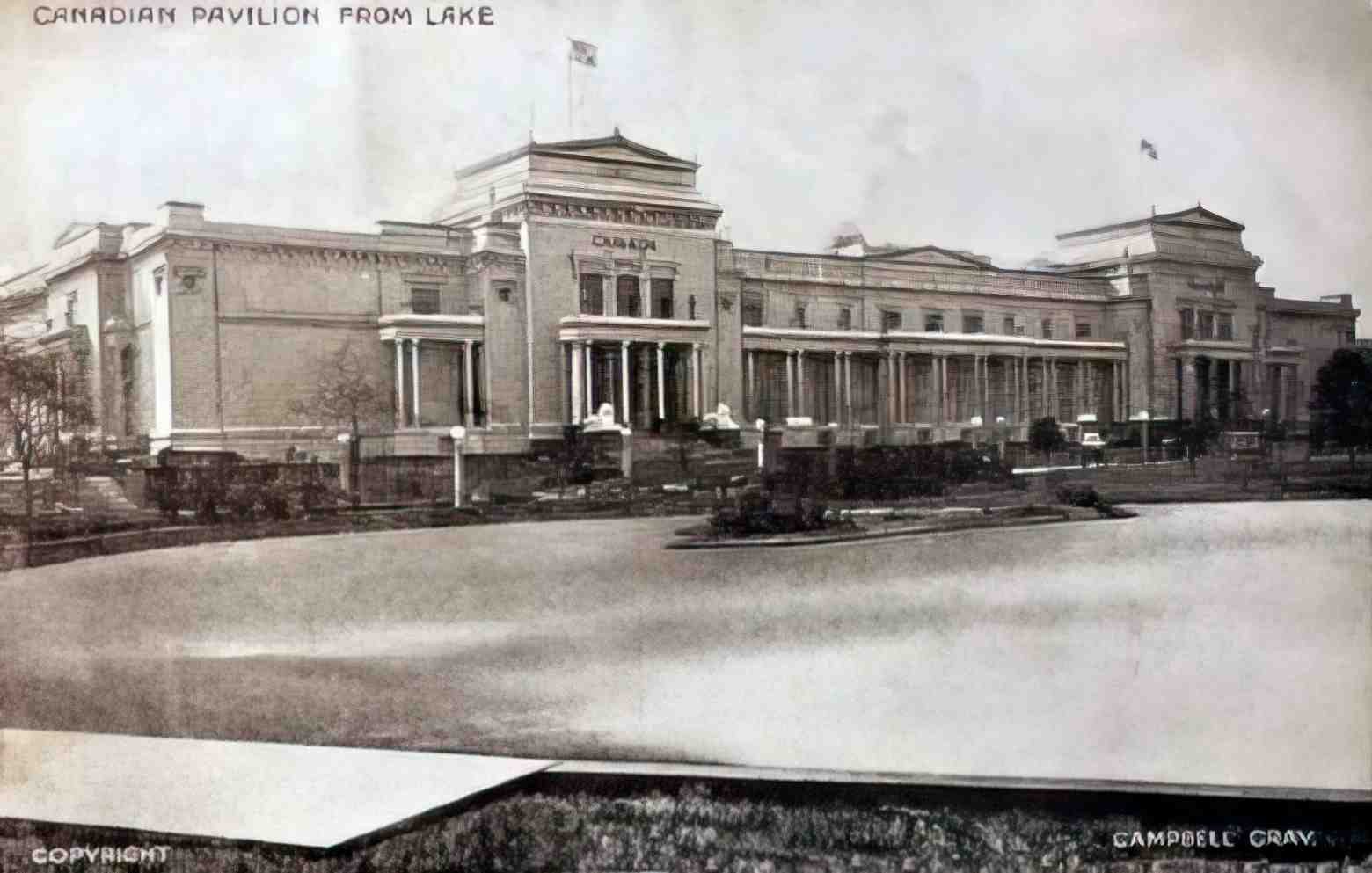 Middlesex Wembley British Empire Exhibition Canadian Pavilion 1924 Vintage A4 Photo Print
