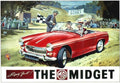 Midget Start Race Vintage Retro Advert Poster A4 Photo Print