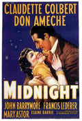 Midnight 1939 01  film star poster A4 Photo Print