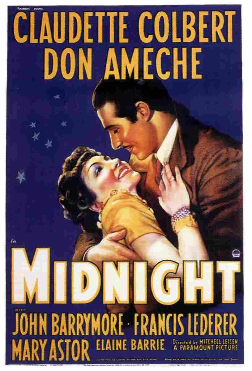 Midnight 1939 01  film star poster A4 Photo Print