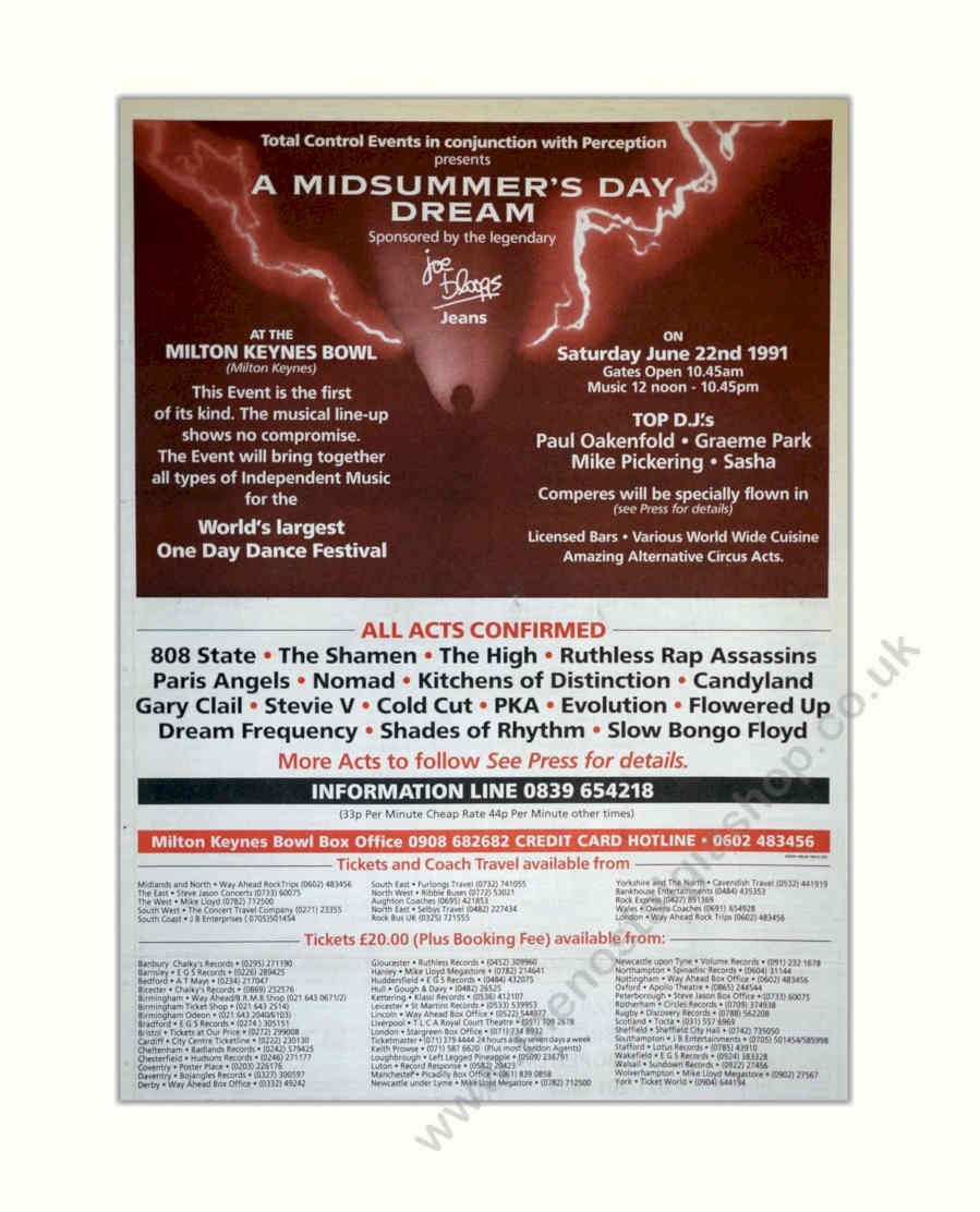 Midsummer Day Dream Vintage Retro Advert Poster A4 Photo Print