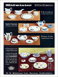 Midwinter Modern Tableware 1950s Vintage Retro Advert Poster A4 Photo Print