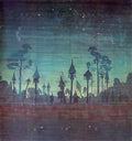 Mikalojus Konstantinas Ciurlionis lithuanian graveyard 1909 Art A4 Photo Print