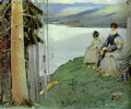 Mikhail Nesterov a litte fox 1914 Art A4 Photo Print