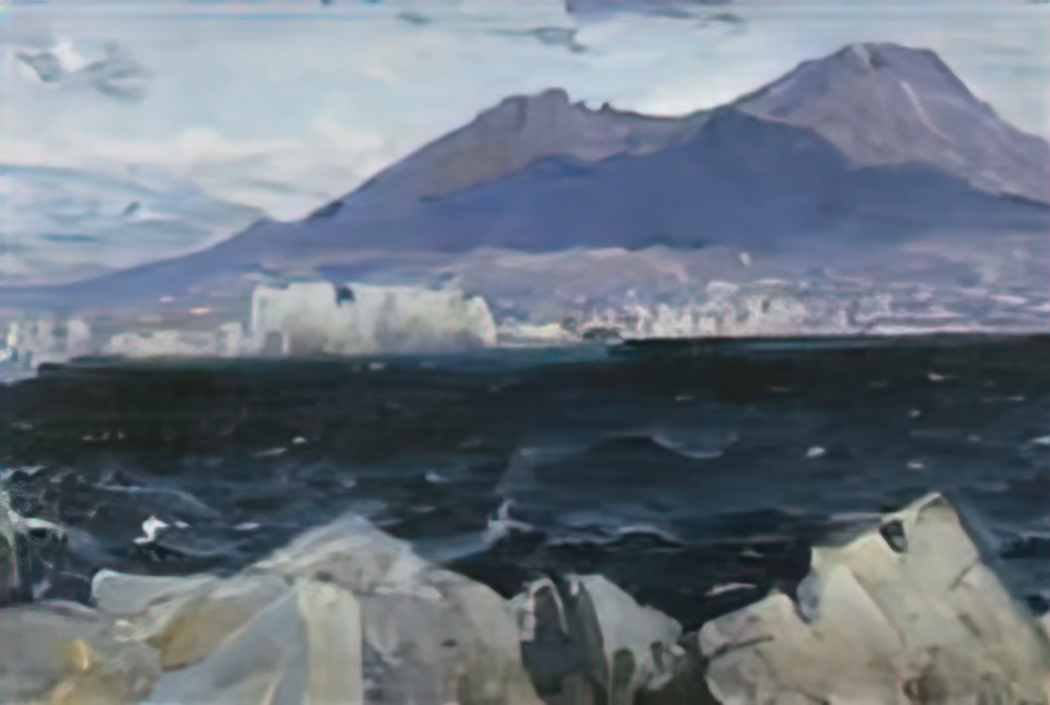 Mikhail Nesterov adriatic sea 1893 Art A4 Photo Print