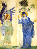 Mikhail Nesterov annunciation Art A4 Photo Print