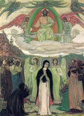 Mikhail Nesterov ascension 1895 Art A4 Photo Print