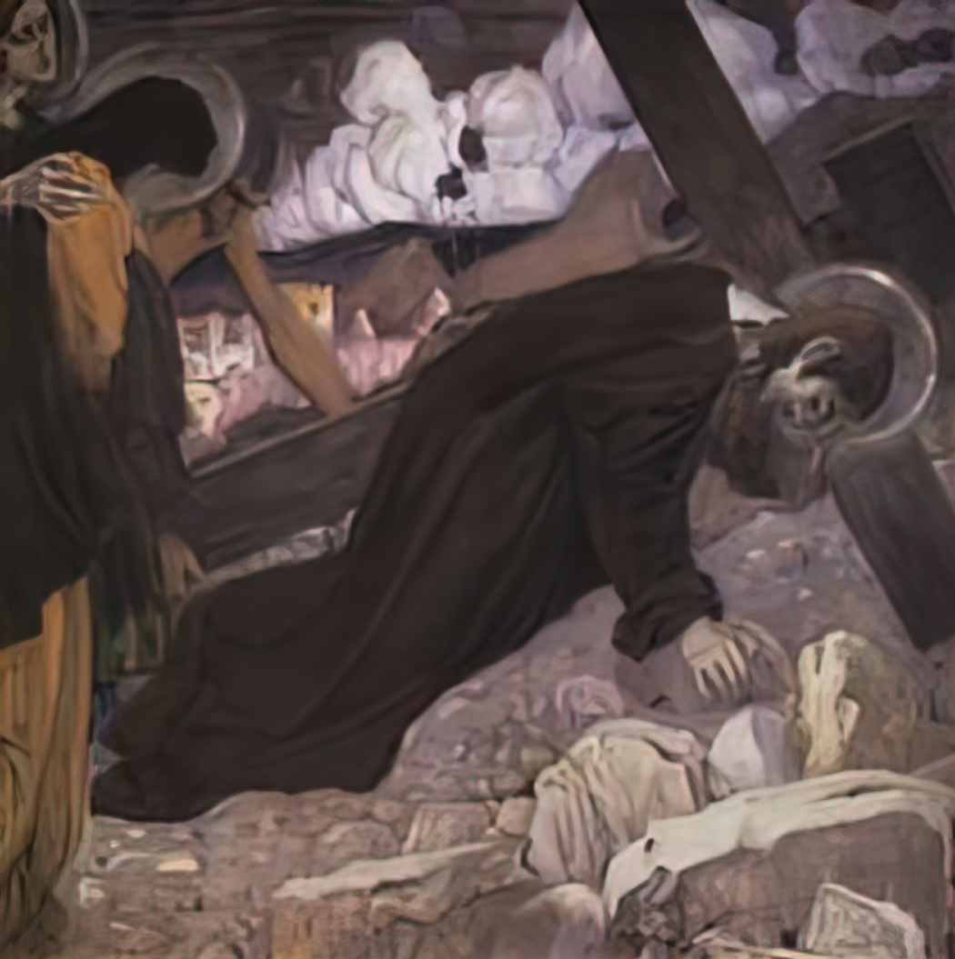 Mikhail Nesterov crucifixion 1912 Art A4 Photo Print