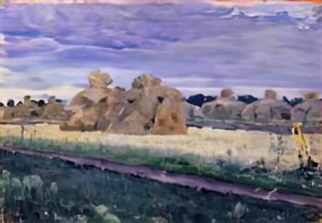 Mikhail Nesterov haystacks Art A4 Photo Print