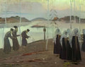 Mikhail Nesterov hermit fathers and immaculate women 1932 Art A4 Photo Print