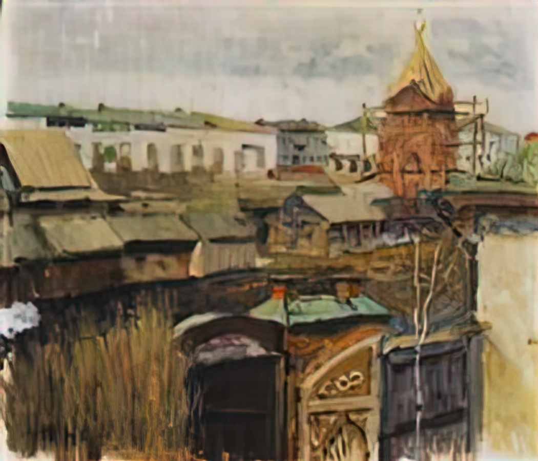 Mikhail Nesterov in ufa Art A4 Photo Print
