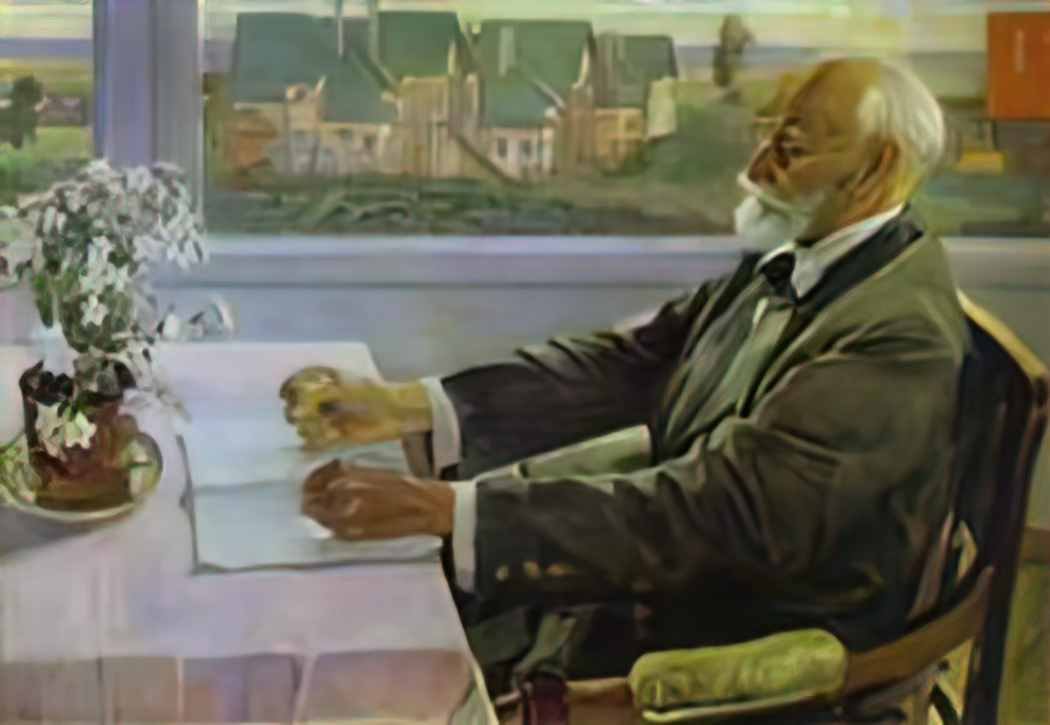 Mikhail Nesterov ivan petrovich pavlov 1935 Art A4 Photo Print