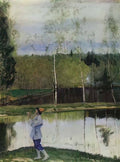 Mikhail Nesterov lel 1933 Art A4 Photo Print
