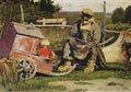 Mikhail Nesterov old and young Art A4 Photo Print