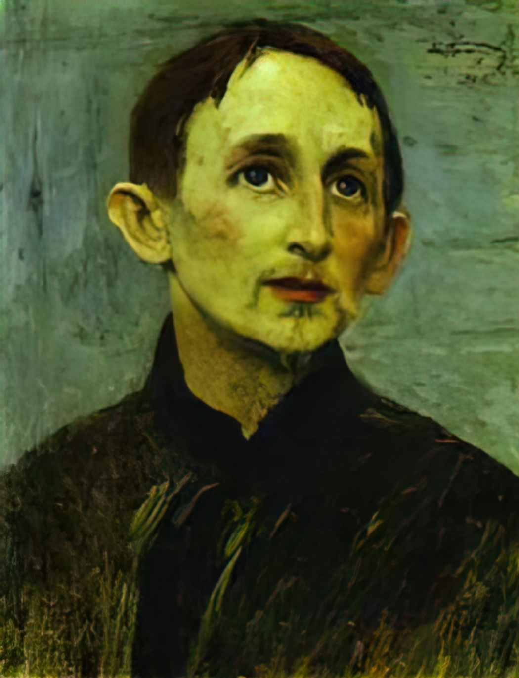 Mikhail Nesterov portrait of apollinary vasnetsov Art A4 Photo Print