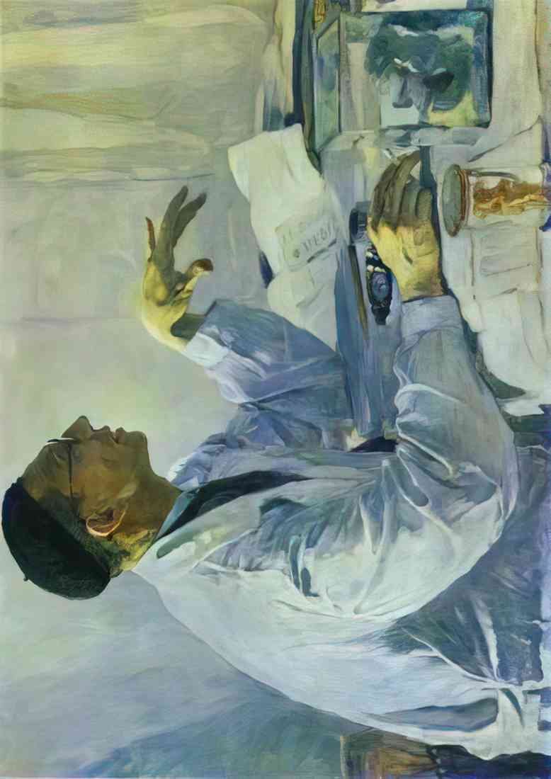 Mikhail Nesterov portrait of s s yudin 1935 A4 Photo Print