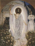 Mikhail Nesterov resurrection Art A4 Photo Print