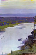 Mikhail Nesterov river belaya 1909 Art A4 Photo Print