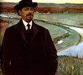 Mikhail Nesterov self portrait 1915 Art A4 Photo Print