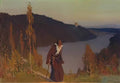 Mikhail Nesterov silence 1888 Art A4 Photo Print