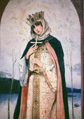 Mikhail Nesterov st olga 1 A4 Photo Print