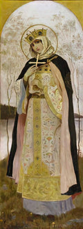 Mikhail Nesterov st olga Art A4 Photo Print