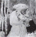 Mikhail Nesterov study to harmony concord Art A4 Photo Print