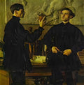 Mikhail Nesterov the korin brothers 1930 Art A4 Photo Print