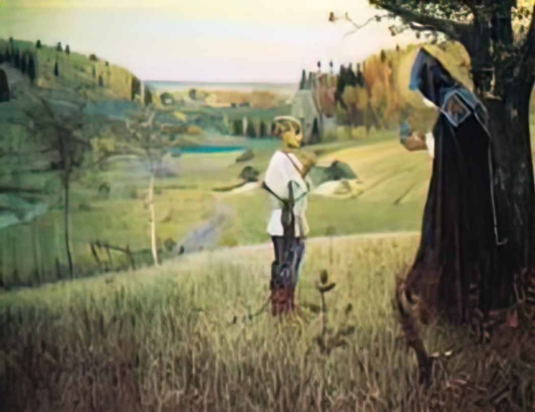 Mikhail Nesterov the vision of the young bartholomew 1890 Art A4 Photo Print