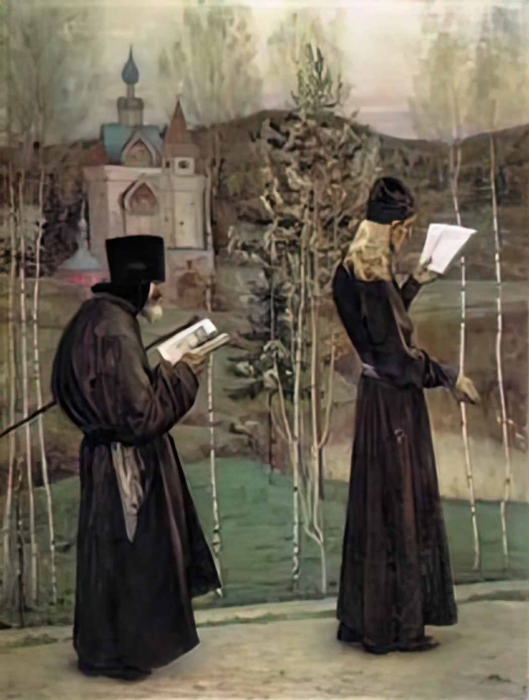 Mikhail Nesterov to blagovest 1895 Art A4 Photo Print
