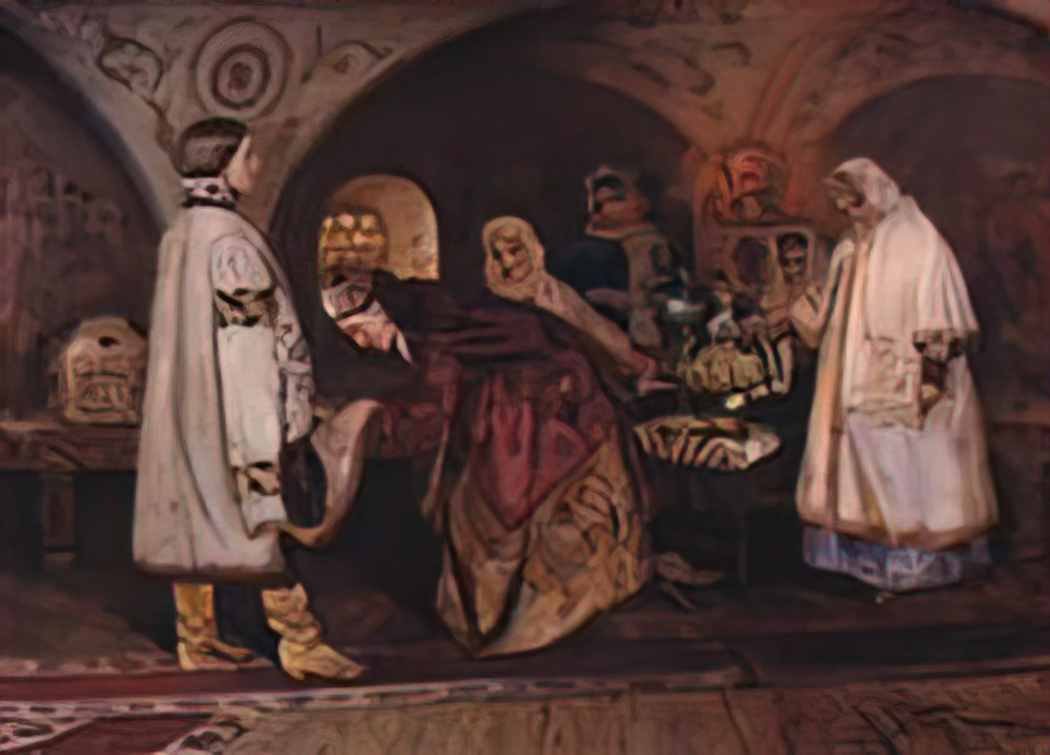 Mikhail Nesterov tsar alexei mikhailovich 1887 Art A4 Photo Print