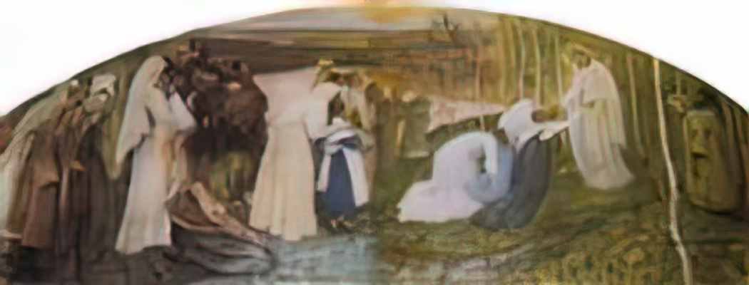 Mikhail Nesterov way to christ Art A4 Photo Print