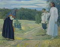 Mikhail Nesterov wayfarer 1921 Art A4 Photo Print