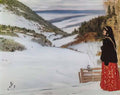 Mikhail Nesterov winter in skit 1904 Art A4 Photo Print
