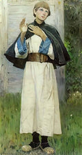 Mikhail Nesterov youth of st sergius 1891 Art A4 Photo Print