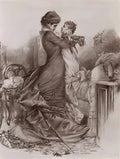 Mikhail Vrubel anna karenina meets her son 1878 Art A4 Photo Print