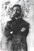 Mikhail Vrubel bryusov 1906 Art A4 Photo Print