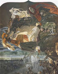 Mikhail Vrubel flight of faust and mephisto 1886 Art A4 Photo Print