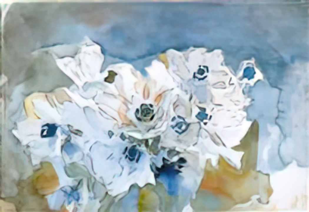 Mikhail Vrubel flowers Art A4 Photo Print
