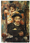 Mikhail Vrubel hamlet and ophelia 1883 Art A4 Photo Print