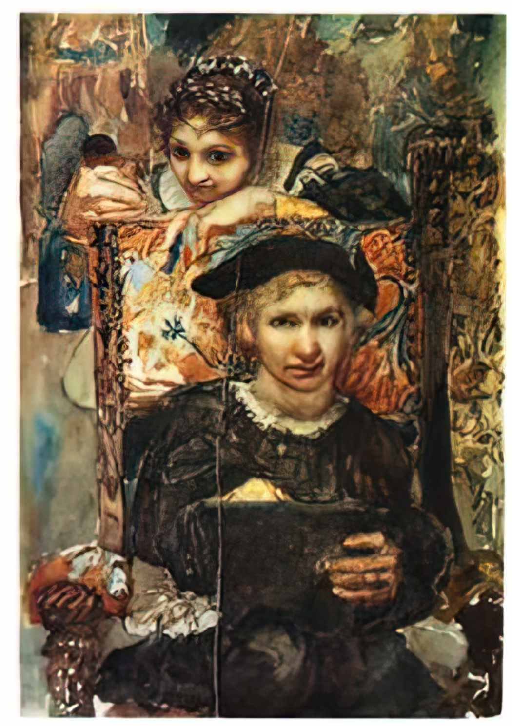 Mikhail Vrubel hamlet and ophelia 1883 Art A4 Photo Print