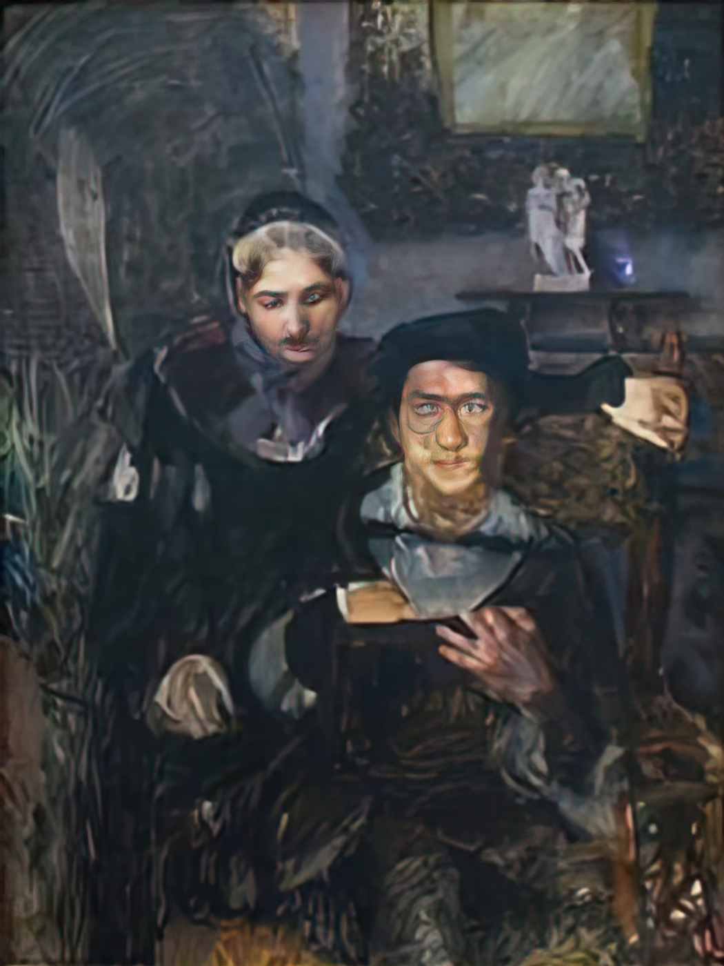 Mikhail Vrubel hamlet and ophelia 1884 Art A4 Photo Print