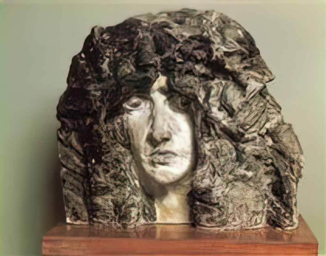 Mikhail Vrubel head of demon 1890 Art A4 Photo Print