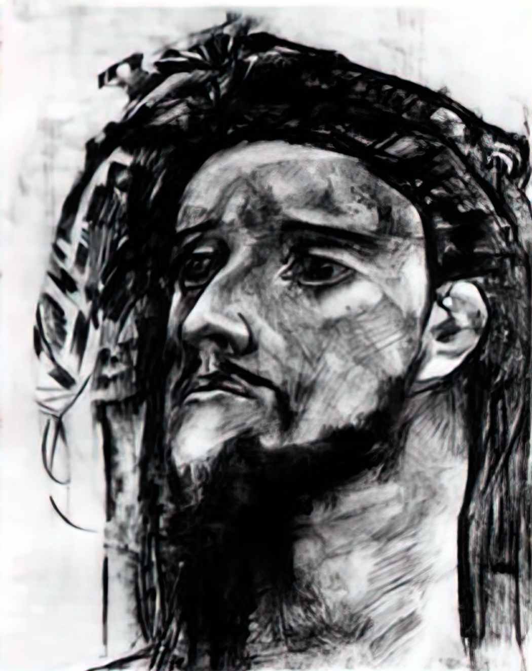 Mikhail Vrubel head of prophet 1905 Art A4 Photo Print