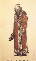 Mikhail Vrubel mamyrov the old deacon costume design for the opera th Art A4 Photo Print